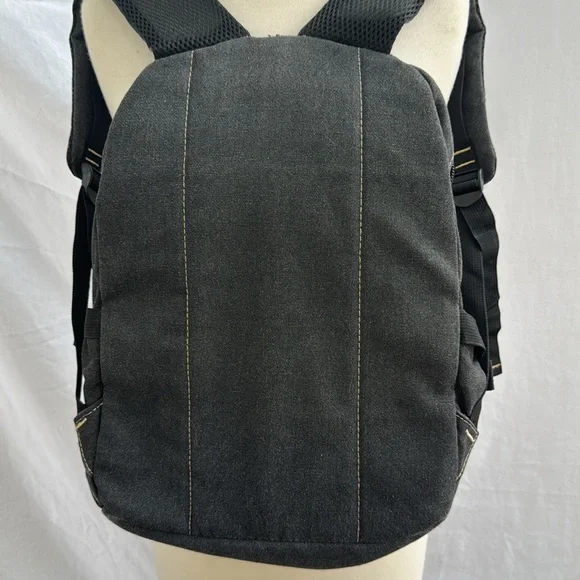 Or@MI Black Denim Backpack - Picture 6 of 7